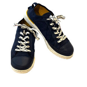 The North Face Blue‎ Canvas Nautical Sneakers Shoes Women’s sz 8 capsule outdoor